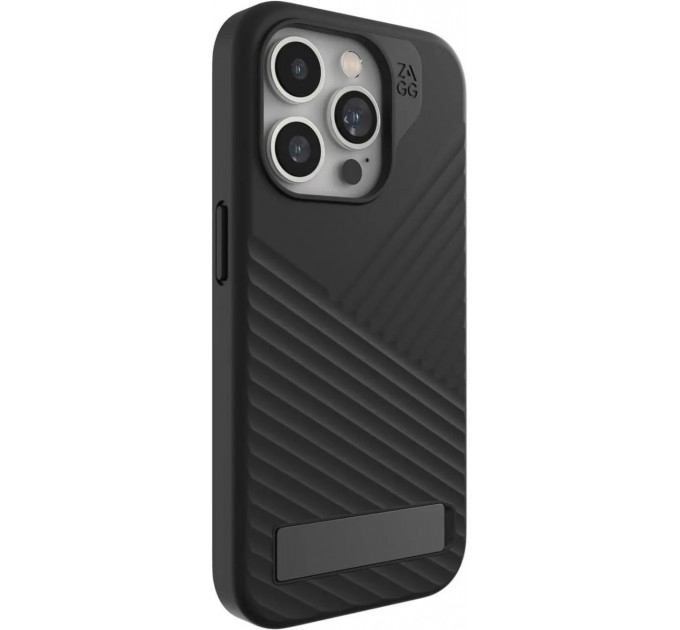 Чохол-накладка Zagg Gear4 Denali Snap with MagSafe w/ Kickstand для Apple iPhone 15 Pro Black (702312348 / 702312718)