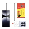 Комплект захисних стекол Dengos для Xiaomi Redmi Note 14 Pro 5G Black Full Glue (DG-TGSCP-12)