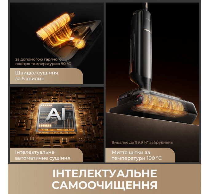 Акумуляторний миючий пилосос Mova M50 Ultra (HMH28A)