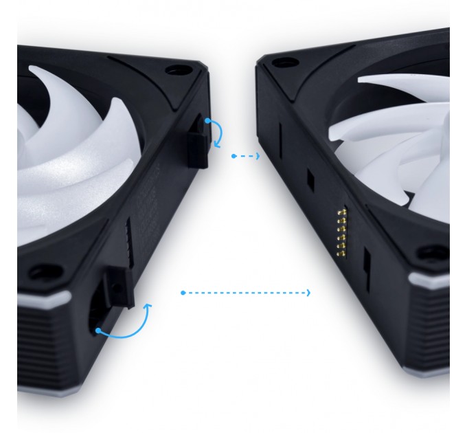 Вентилятор Lian Li Uni Fan CL Wireless 120-3 Reverse Blade Black (G99.12RCL1W3B.00)