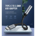 Ugreen Перехідник USB-C to 3.5mm F 0.10m AV142 (Gray) Ugreen (30632)
