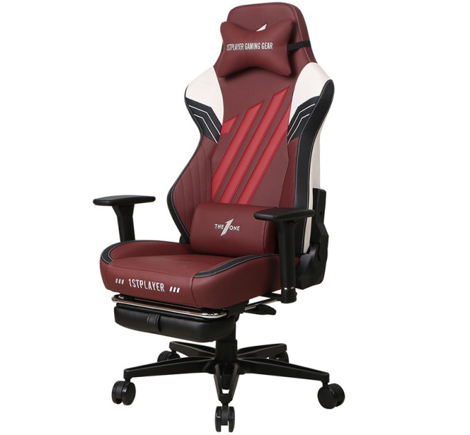 1stPlayer Крісло для геймерів 1stPlayer Duke Black White Red