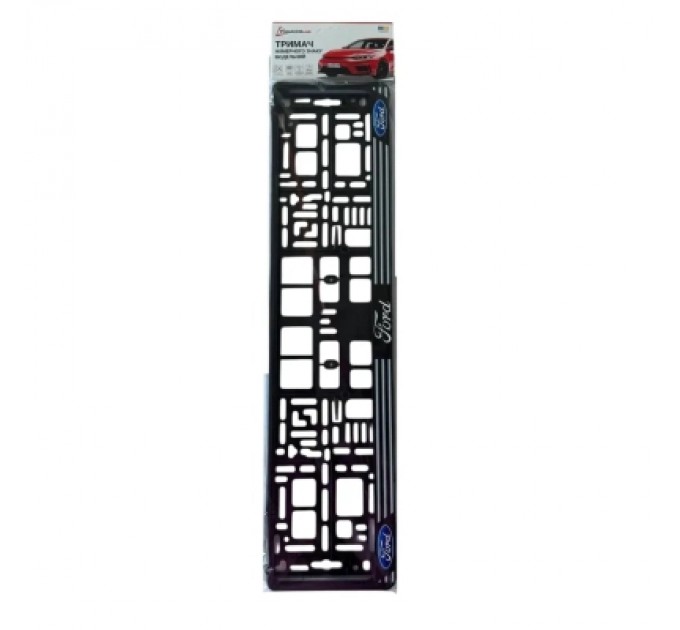 Рамка номерного знака Poputchik Ford (24-104-IS)