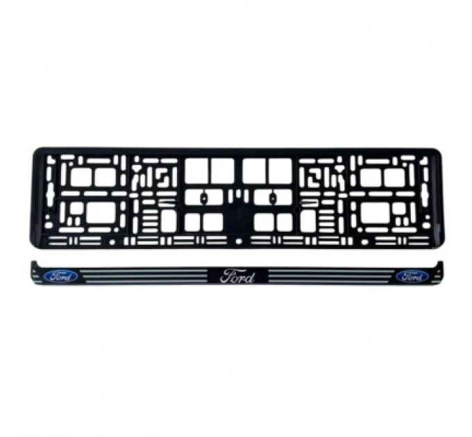 Рамка номерного знака Poputchik Ford (24-104-IS)