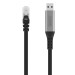 Digitus Дата кабель USB AM to RJ45 Ethernet 2.0m CAT6A S/FTP 1Gbps LSZH Digitus (AK-300600-020-S)