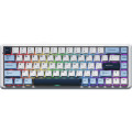 Ajazz Клавіатура бездротова Ajazz AK680 Max (8+8K) Magnetic Switch White (AK680-M-BWD-A)