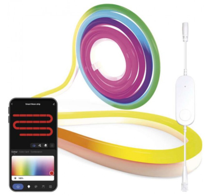 Світлодіодна стрічка EMOS ZPW313I NEON white 3 m 24 Вт RGBIC WiFi (ZPW313I)