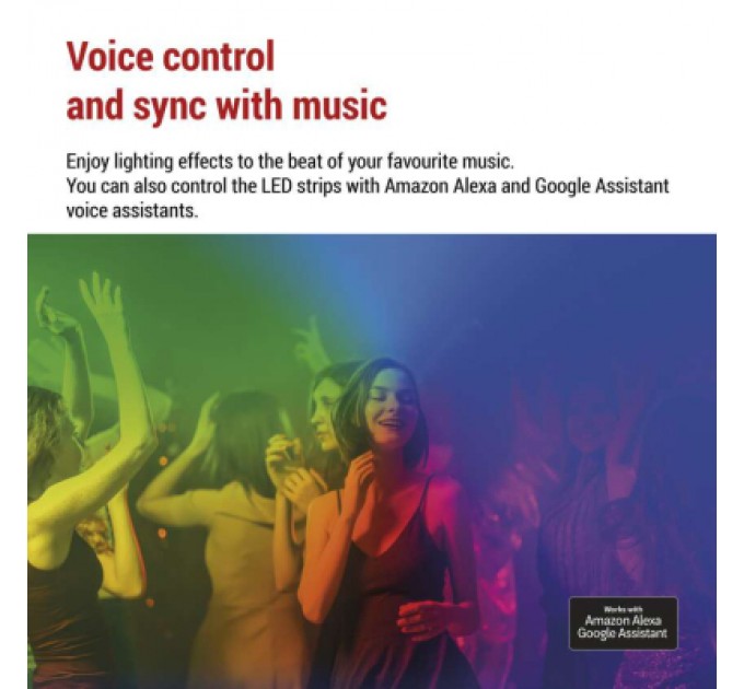 Світлодіодна стрічка EMOS ZPW313I NEON white 3 m 24 Вт RGBIC WiFi (ZPW313I)