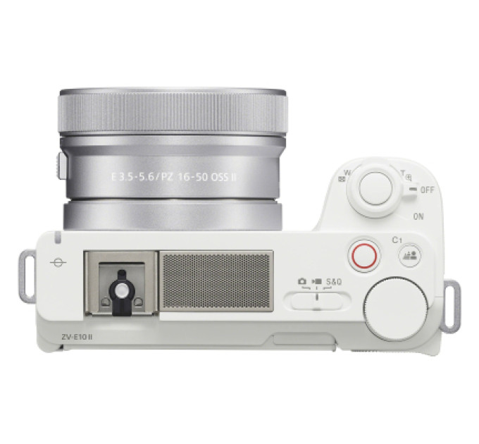 Sony Цифровий фотоапарат Sony Alpha ZV-E10M2 kit 16-50mm White (ZVE10M2KW.CEC)