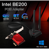 Бездротовий адаптер Fenvi FV-BE8800Pro Wi-Fi 7, Bluetooth 5.4 Gaming Tri Band 2.4G/5G/6GHz