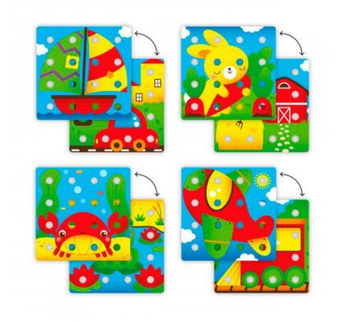 Набір для творчості Quercetti Jumbo Peggy 16 деталей (2270-Q)