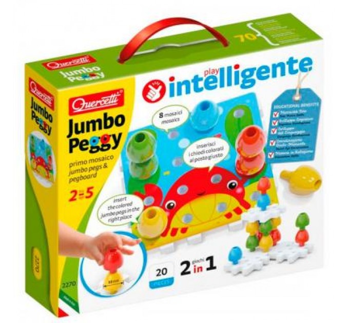 Набір для творчості Quercetti Jumbo Peggy 16 деталей (2270-Q)