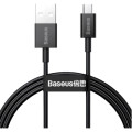 Baseus Дата кабель USB 2.0 AM to Micro 5P 1.0m 2A black Baseus (CAMYS-01)