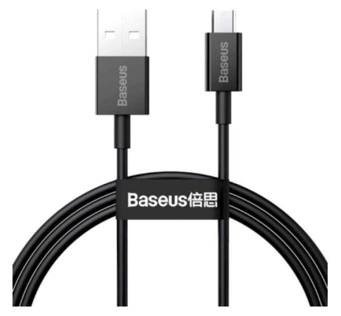 Baseus Дата кабель USB 2.0 AM to Micro 5P 1.0m 2A black Baseus (CAMYS-01)