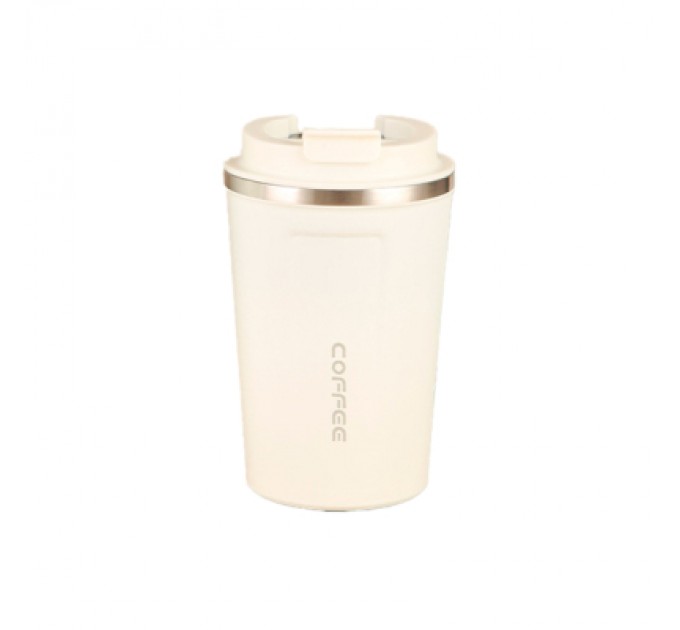 Термокружка Merlion 380 мл, біла (Termo-304-380Wh)