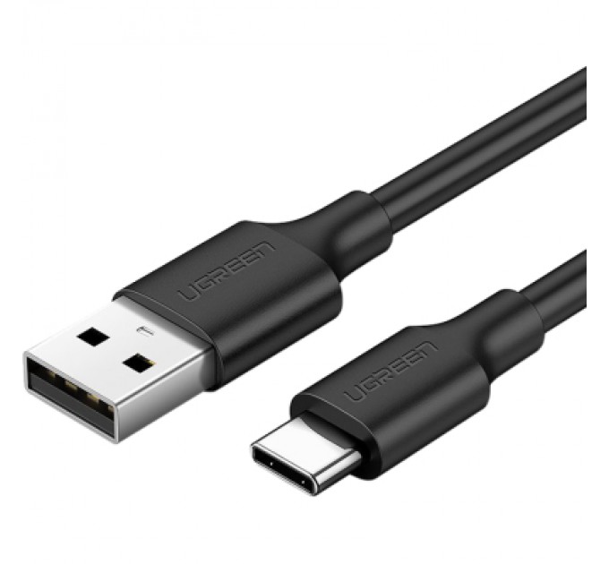 Дата кабель USB 2.0 AM to Type-C 0.5m 3.0A (18W) Nickel Plating US287 Black Ugreen (60115)