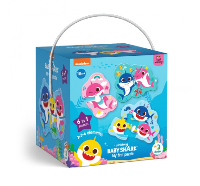 Пазл DoDo 2-3-4 елементи Baby Shark (200587)