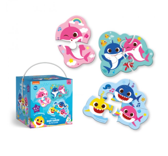Пазл DoDo 2-3-4 елементи Baby Shark (200587)