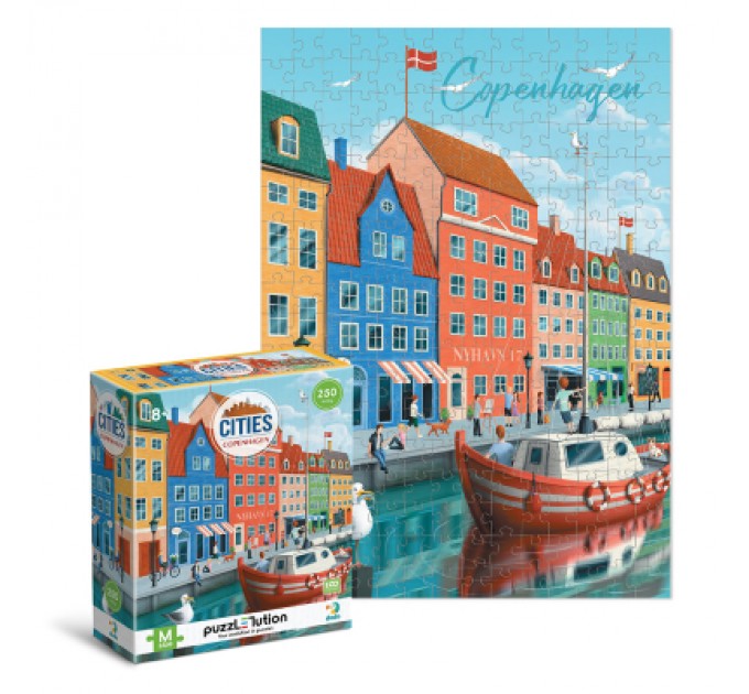 Пазл DoDo Easy-M Міста. Копенгаген (300645)