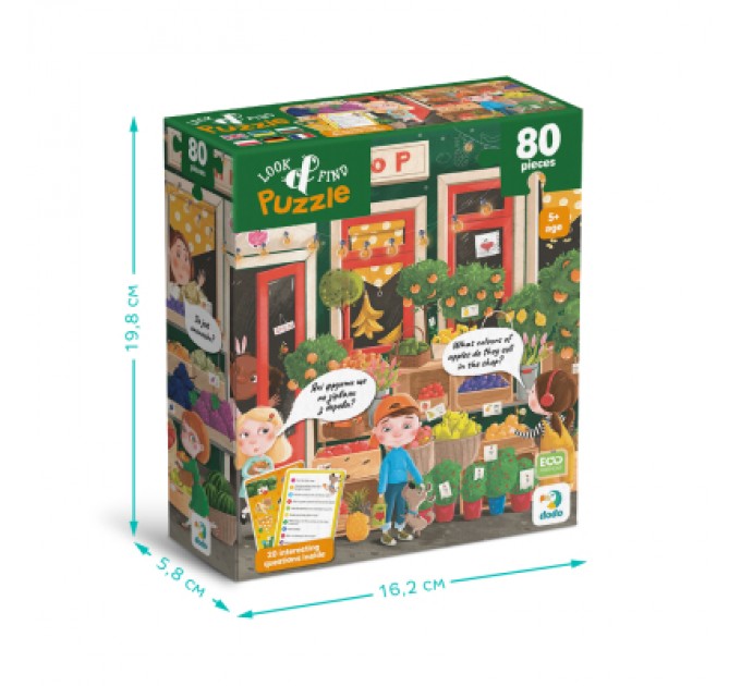 Пазл DoDo Шукай та знаходь Літні смаколики, 80 елементів (300665)