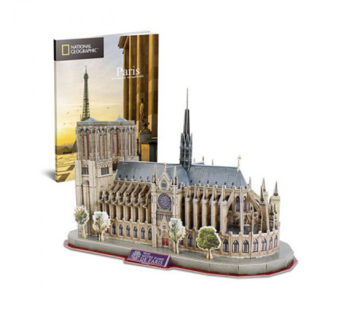 Пазл Cubic Fun Тривимірний пазл National geographic Нотр-Дам-де-Парі (DS0986h)