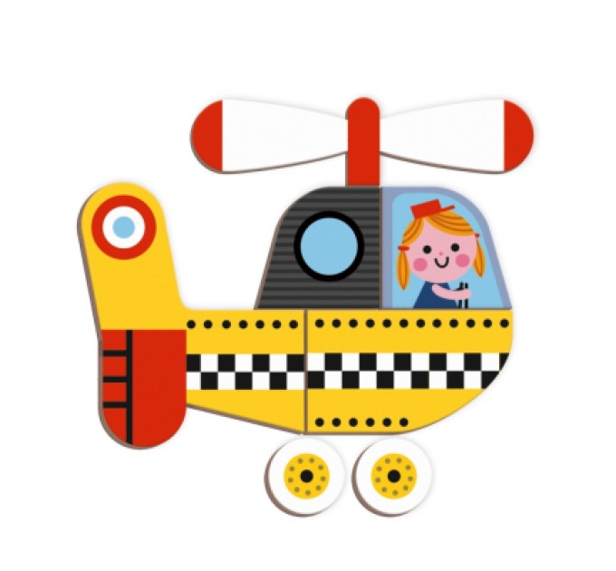 Розвиваюча іграшка Janod Магнітна книга Транспорт (J02715)