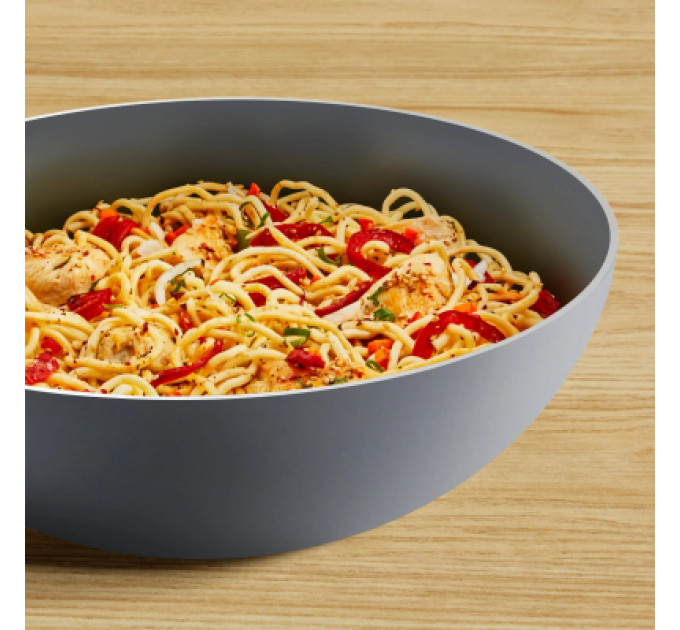 Tefal Сковорода Tefal ВОК Halo 28 см, алюміній, бакеліт, сірий (C3121953)
