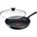 Tefal Сковорода Tefal Day by Day 24 см, з кришкою, алюміній, бакеліт, скло, чорний (B5580423UA)
