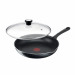 Tefal Сковорода Tefal Day by Day 28 см, з кришкою, алюміній, бакеліт, скло, чорний (B5580623UA)