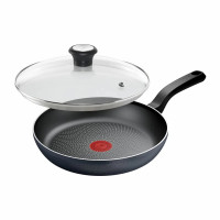 Сковорода Tefal So'' Light 26 см, алюміній, бакеліт, скло, чорний (H0560542_SET)