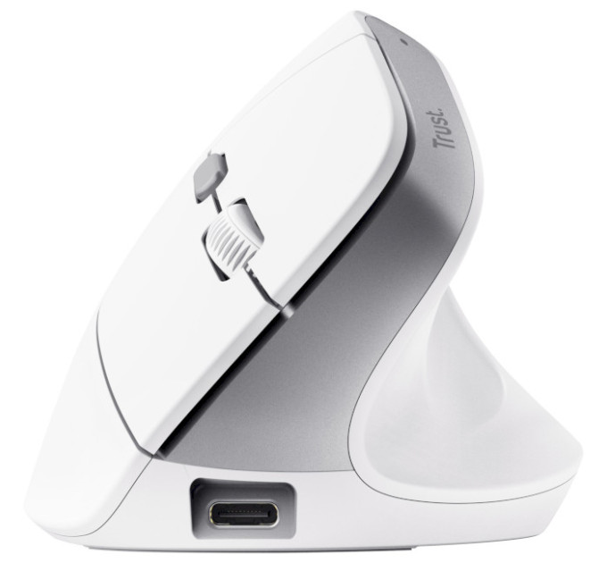 Trust Миша бездротова Trust Bayo II Ergonomic White (25398)