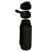 Пляшка для води Line Art Flores 650 мл чорний (60014218LA-01)