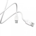 BOROFONE Дата кабель USB 2.0 AM to USB-C 2.0m 2.4A white BOROFONE (6957531090021)