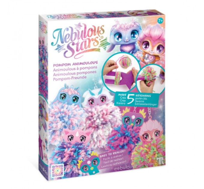 Набір для творчості Nebulous Stars Космічні друзі-помпончики (11139)