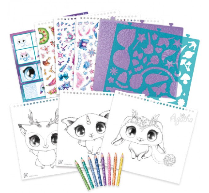 Набір для творчості Nebulous Stars Скетчбук Зоряні друзі (11141)