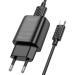 HOCO Зарядний пристрій HOCO C134A USB + cable USB to USB-C 2.4A black (6942007621359)