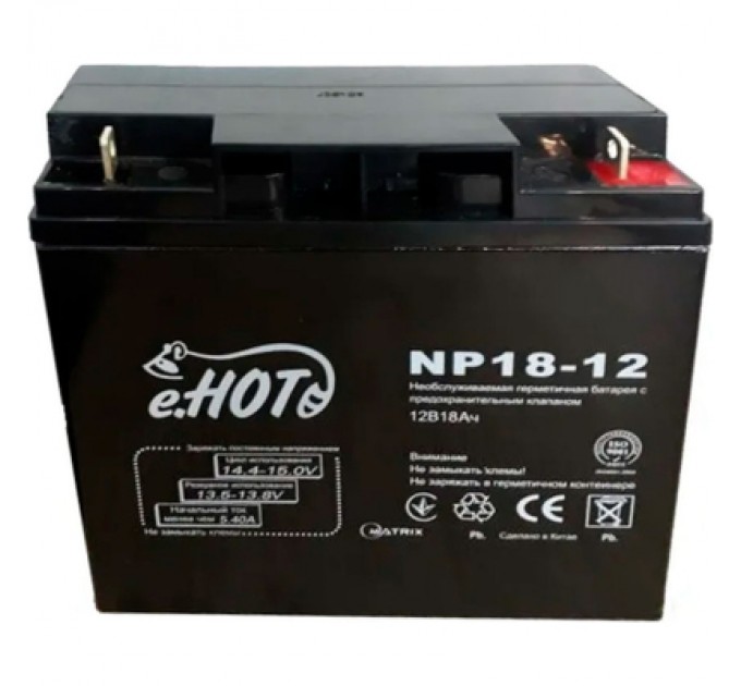 Батарея до ДБЖ Enot 12V 18Ah (NP18-12)