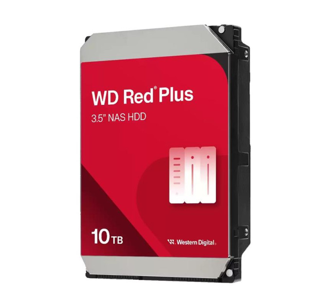 WD Жорсткий диск 3.5" 10TB Red Plus WD (WD100EFGX)
