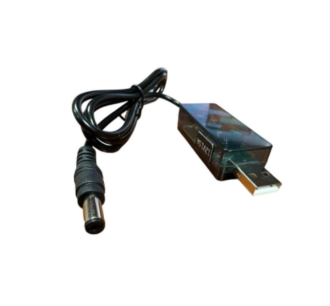 XoKo Кабель живлення USB to DC 5.5x2.1mm 0.8m 12V 1.5A XoKo (DC-5-12-1,5A)