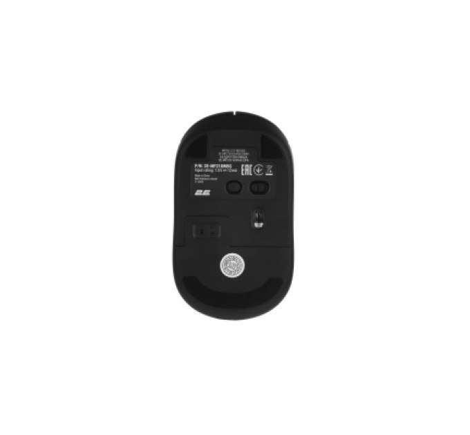 2E Мишка 2E MF218 Silent Wireless/Bluetooth Black/Grey (2E-MF218WBG)