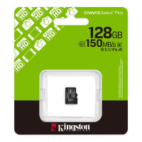 Карта пам`яті MicroSDXC 128GB UHS-I Class 10 Kingston Canvas Select Plus R150MB/s (SDCS3/128GBSP)