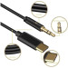 XoKo Кабель мультимедійний USB-C to 3.5mm M 1.0m black XoKo (AUX-002-BK)