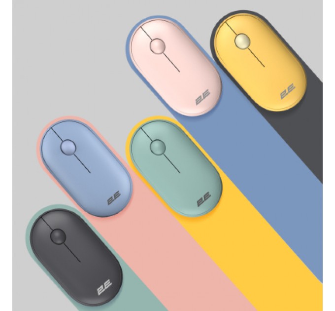 2E Мишка 2E MF300 Silent Wireless/Bluetooth Sunny Yellow (2E-MF300WYW)