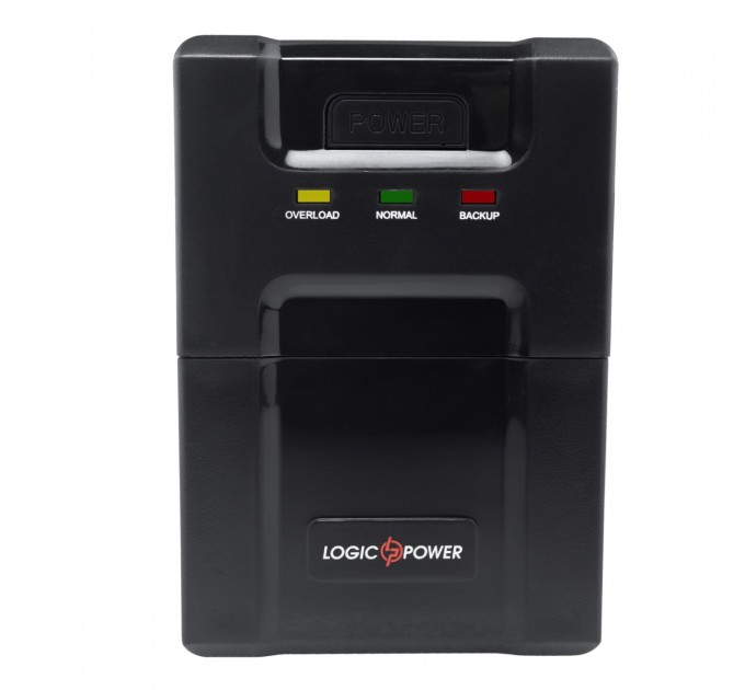 Джерело безперебійного живлення LogicPower 600VA-P, Lin.int., AVR, 2 x євро, пластик