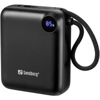 Батарея універсальна Sandberg 10000mAh PD/3.1/20W, QC/3.0, USB-C In/Out, with 2 cables USB-C (421-26)