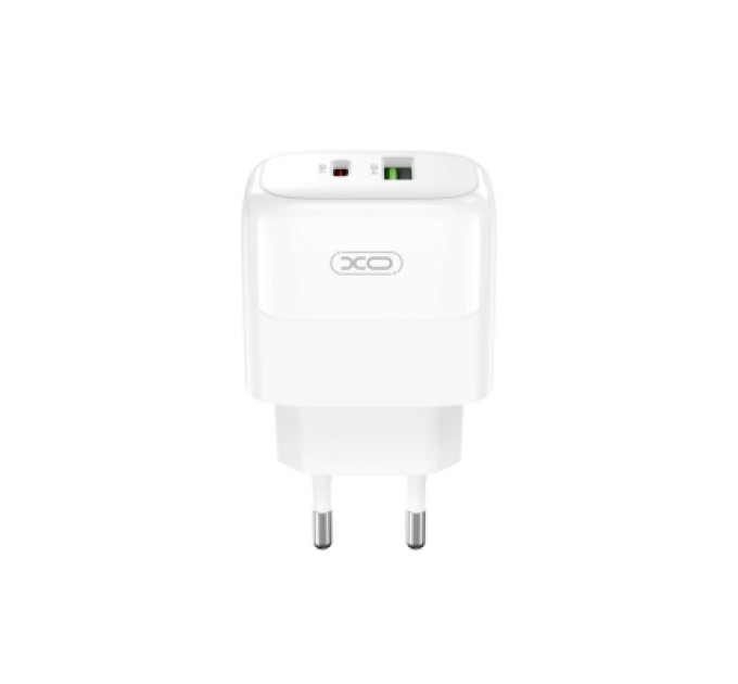 XO Зарядний пристрій XO 1xUSB QC3.0 + 1xUSB-C PD20W (XO-QC37)