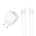 XO Зарядний пристрій XO 1xUSB QC3.0 + 1xUSB-C PD20W (XO-QC37)