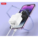 XO Зарядний пристрій XO 1xUSB QC3.0 + 1xUSB-C PD20W (XO-QC37)