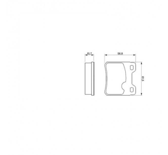 Гальмівні колодки Bosch 0 986 460 955