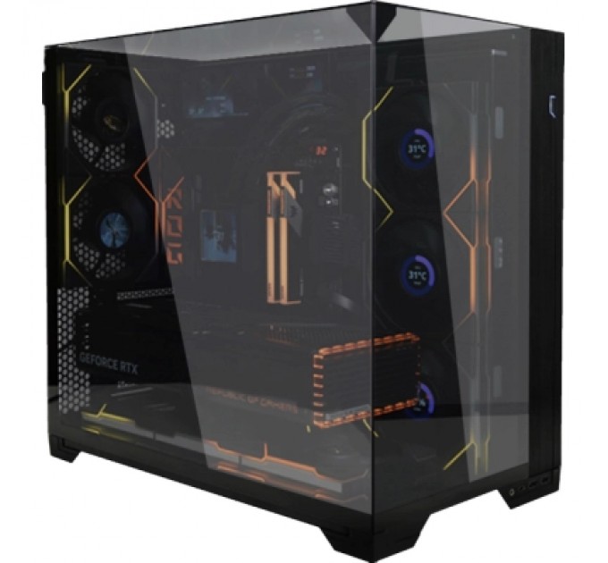 Корпус Lian Li O11 VISION Compact, Black (G99.O11VPX.00)